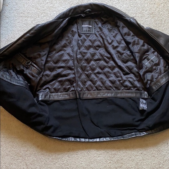 Andrew Marc Leather Jacket - Picture 4 of 4